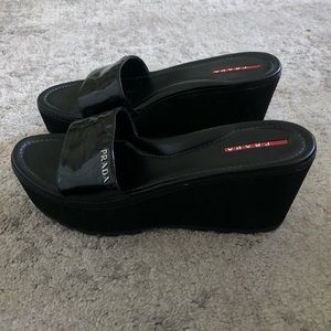 Vintage Prada Platform Sandals